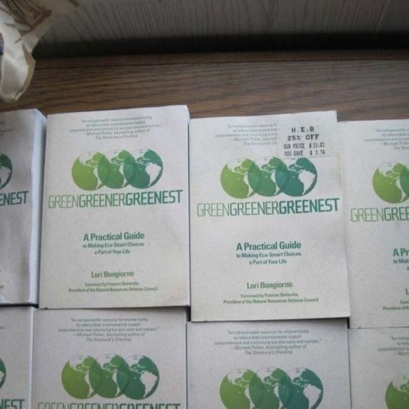 Green Greener Greenest Lori Bongiorno EcoSmart Book Perigee 0399534032 Save $! - Picture 8 of 11
